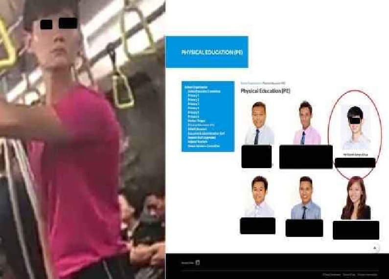UPSKIRT VIDEO MAN IN MRT: CONFIRMED! TEACHER FROM XINMIN PRIMARY SCHOOL!!!!