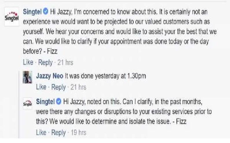 SINGTEL BLOCK WOMANS LINE DESPITE PAYING HER BILLS