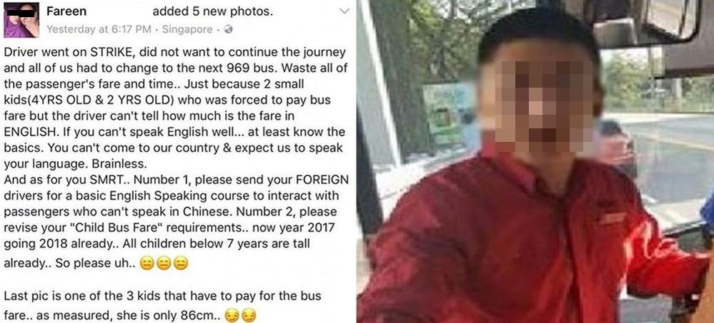 ANOTHER PASSENGER TELL HIS SIDE OF STORY IN DEFEND OF SMRT BUS CAPTAIN!