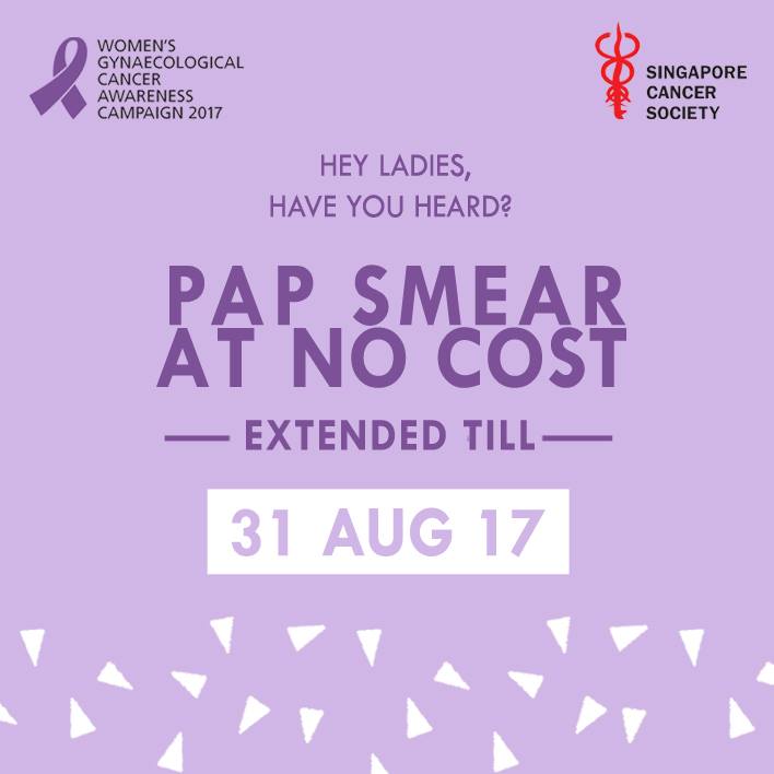 LADIES TAKE NOTE PAP SMEAR SCREENING EXT TILL 31 AUG AT NO COST CLICK MORE DETAILS!