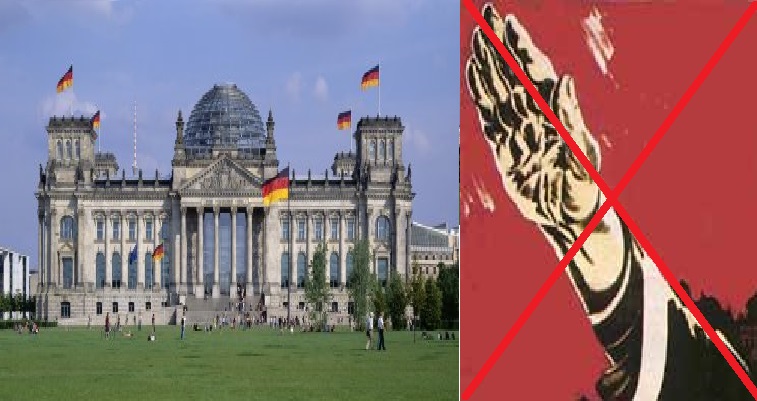 PRC TOURISTS DOES HITLER SALUTES IN GERMANY GETS ARRESTED!!