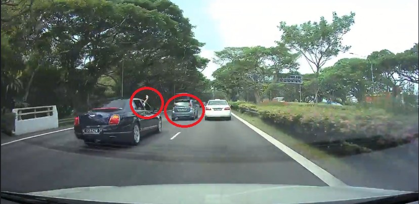 DANGEROUS DRIVING BY PERODUA DRIVER ALONG ECP TOWARDS CHANGI AIRPORT!(VIDEO)