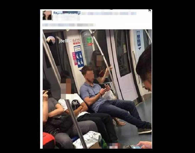 FEMALE TOOK PHOTO OF GUY IN MRT OK? GUYS TAKE CONSIDER PERVERT?