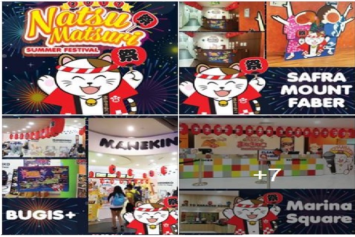JAPANESE THEME KARAOKE IS HAVING Summer Festival in all MANEKINEKO outlet!