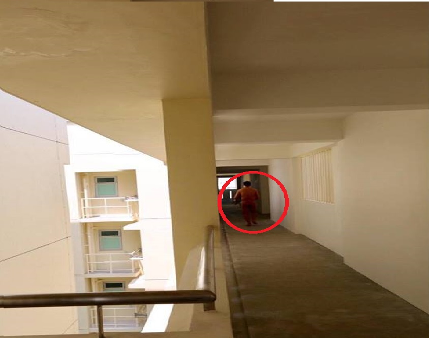NAKED MAN FOUND WALKING AROUND 16TH FLOOR OF JURONG WEST!