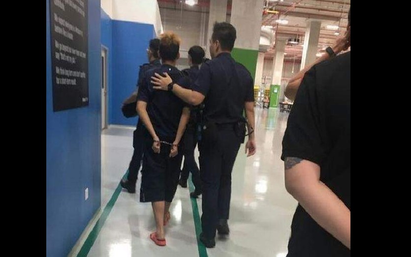 STEAL PHONE FROM OFFICE THEN GO BACK SAME PLACE TO GET ARRESTED