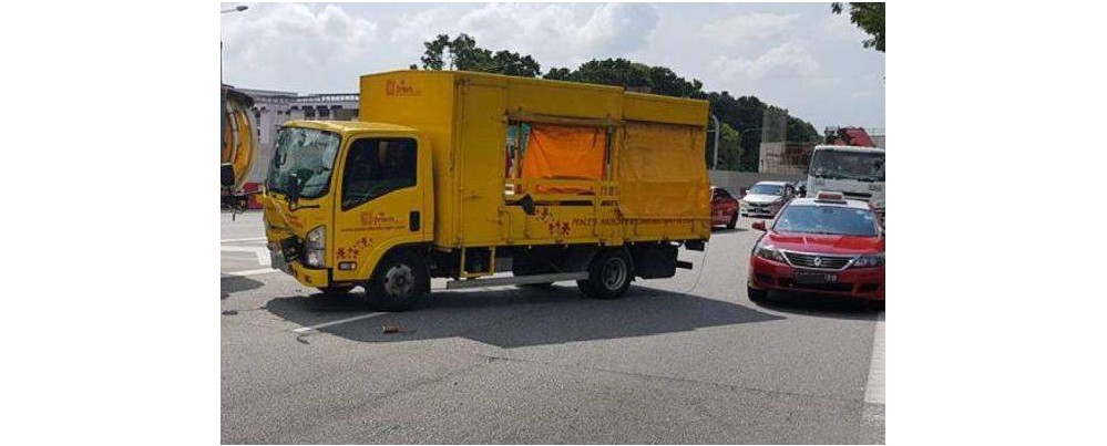 LORRY DRIVER CAUGHT DRINK-DRIVING, CRASHING ONTO GUARD RAIL