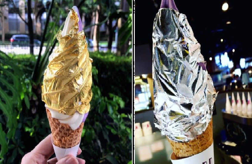 ICE CREAM PARLOUR AT SOMERSET313 & NOVENA SQUARE 2 SELLING 24 CARAT ICE CREAM