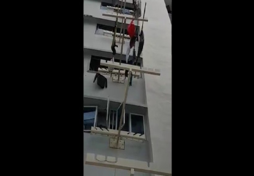 NEIGHBOR THAT LIKES TO HANG WET DRIPPING CLOTHES SHOULD BE FINE(VIDEO)