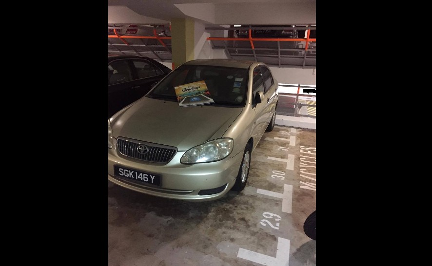 IS THIS A CAR OR A BIKE? ONE CAR PAR 4 BIKE SPACE