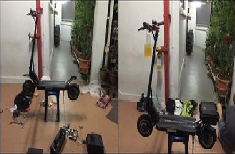 MAN SEEKING HELP TO FIND HIS STOLEN E-SCOOTER FROM JURONG EAST