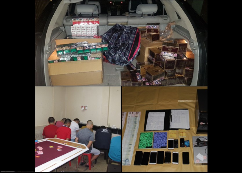 POLICE AND SINGAPORE CUSTOMS ARRESTED 44 MEN AND 11 WOMEN FOR ORGANISED CRIME!