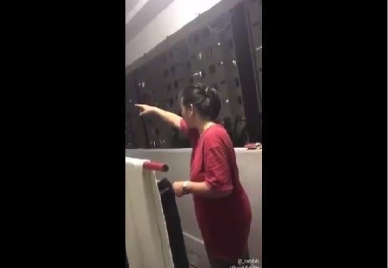 BEWARE! THIEF CAUGHT STEAL PANTS AT MIDDLE OF NIGHT @ GHIM MOH (VIDEO)