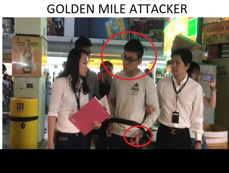 GOLDEN MILE INCIDENT 22 Y.O ARRESTED. POLICE BROUGHT HIM BACK TO THE SCENE. (VIDEO)