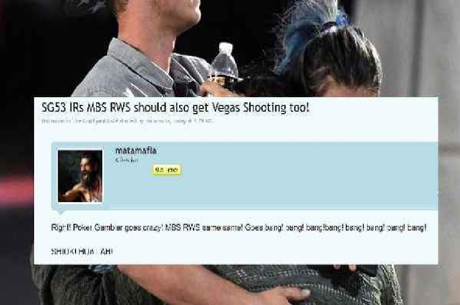 EVIL NETIZEN SAYS SG SHOULD HAVE ONE SHOOTING SAME AS LAS VEGAS