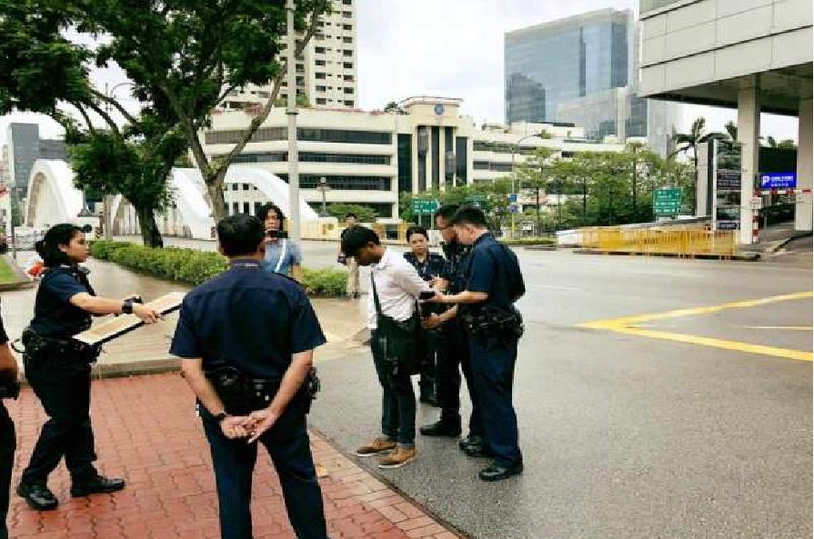 MAN ARRESTED FOR SILENT PROTEST OUTSIDE PARLIAMENT HOUSE!