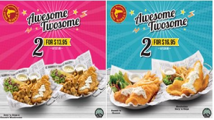 AWESOME TWOSOME DEAL @ MANHATTAN FISH MARKET FROM $13.95!!