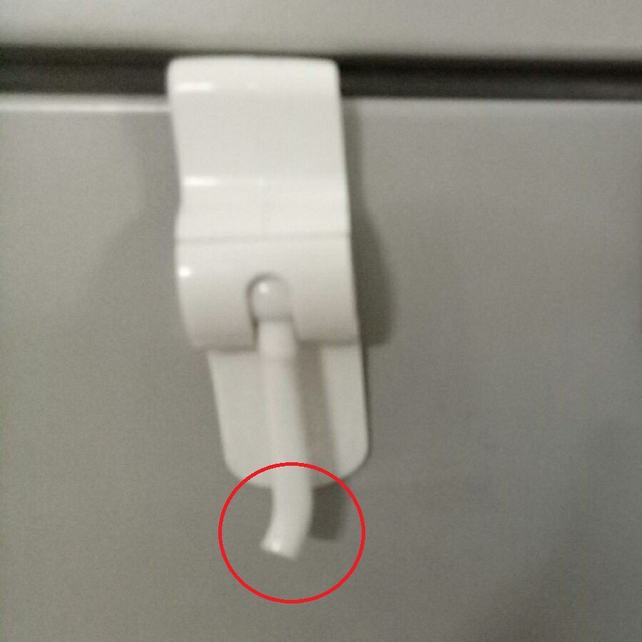 INCONSIDERATE COLLEAGUE BROKE MY HANGER ON MY LOCKER NEVER BOTHER REPLACE!