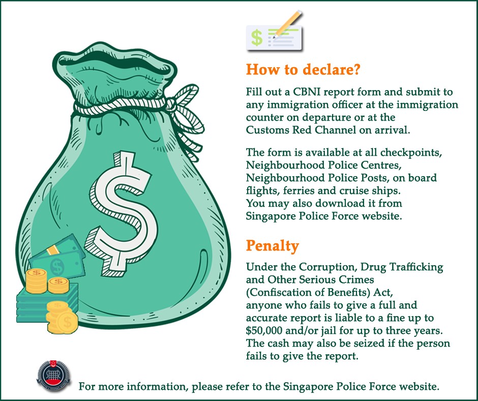 Reporting of Cross Border Movements of Physical Currency and Bearer Negotiable Instruments (CBNI)