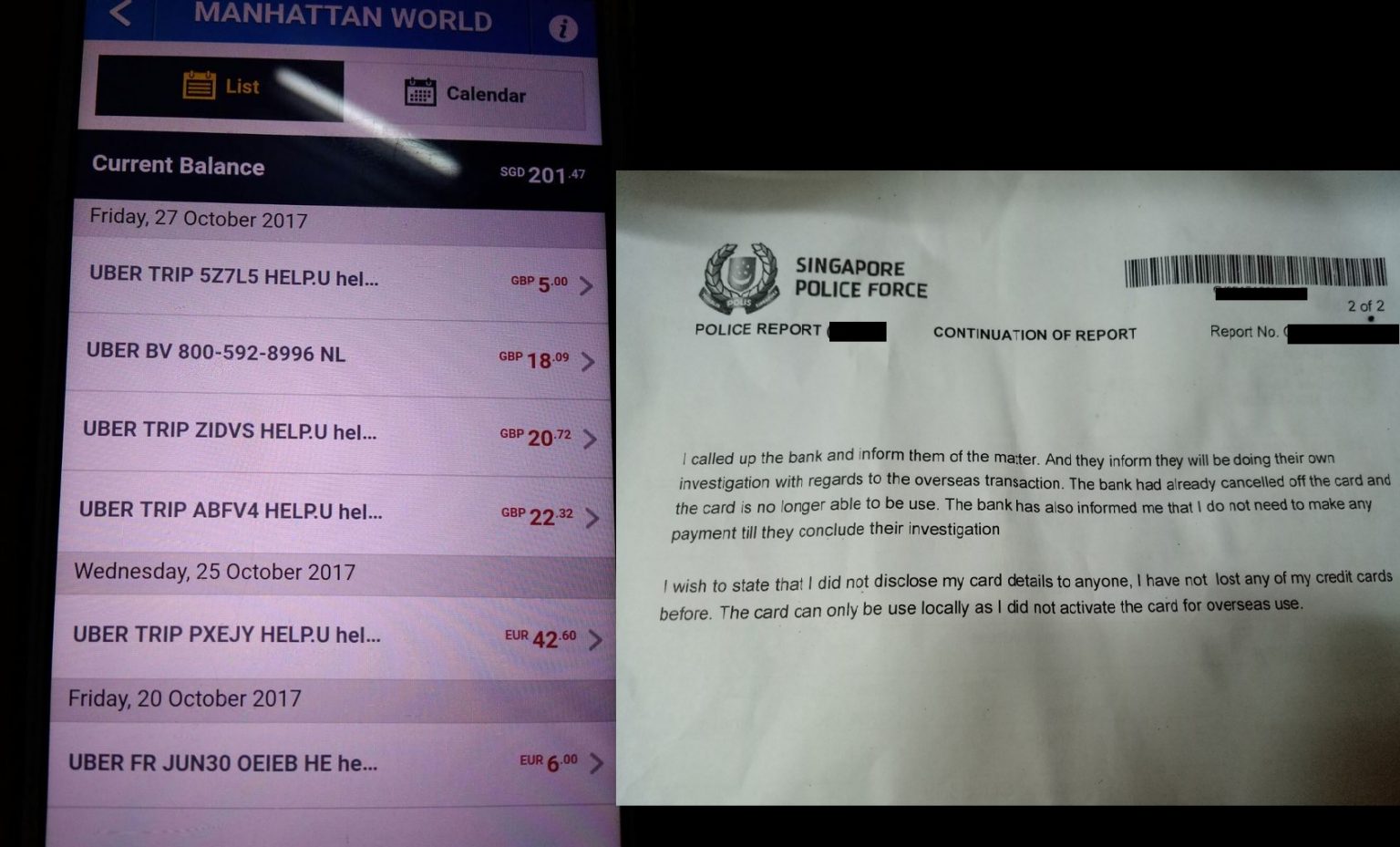 BEWARE! NEW CYBER SCAM CHARGE YOUR CREDIT CARD AS 'UBER HELP'