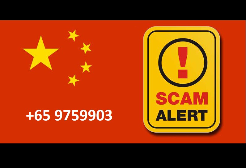 BEWARE! DO NOT PICK UP +65 9759903, CHINA PRC SCAM. HE GOT TROLLED~!