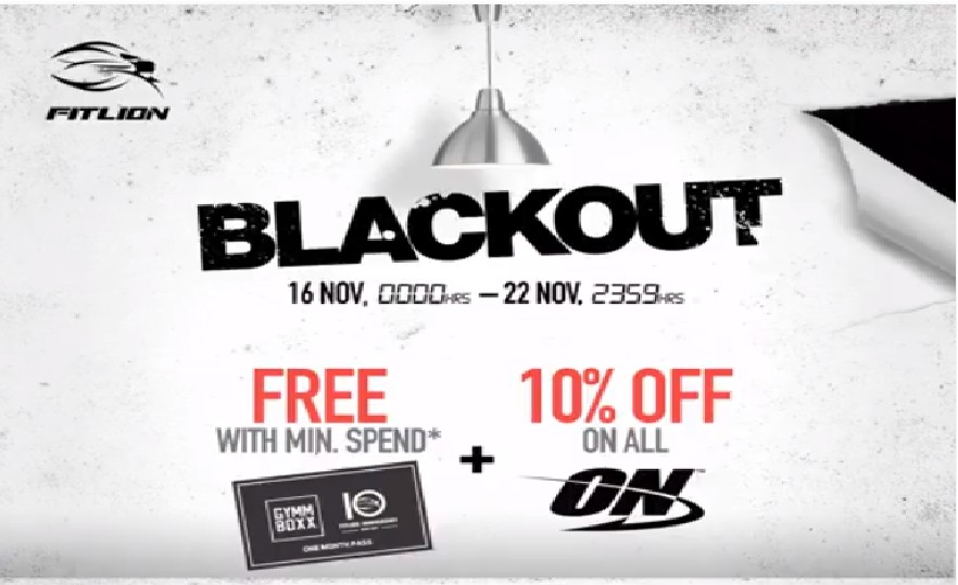 FITLION IS GIVING AWAY 1-MONTH GYM PASS @ GYMMBOXX FOR MIN SPENDING OF $100