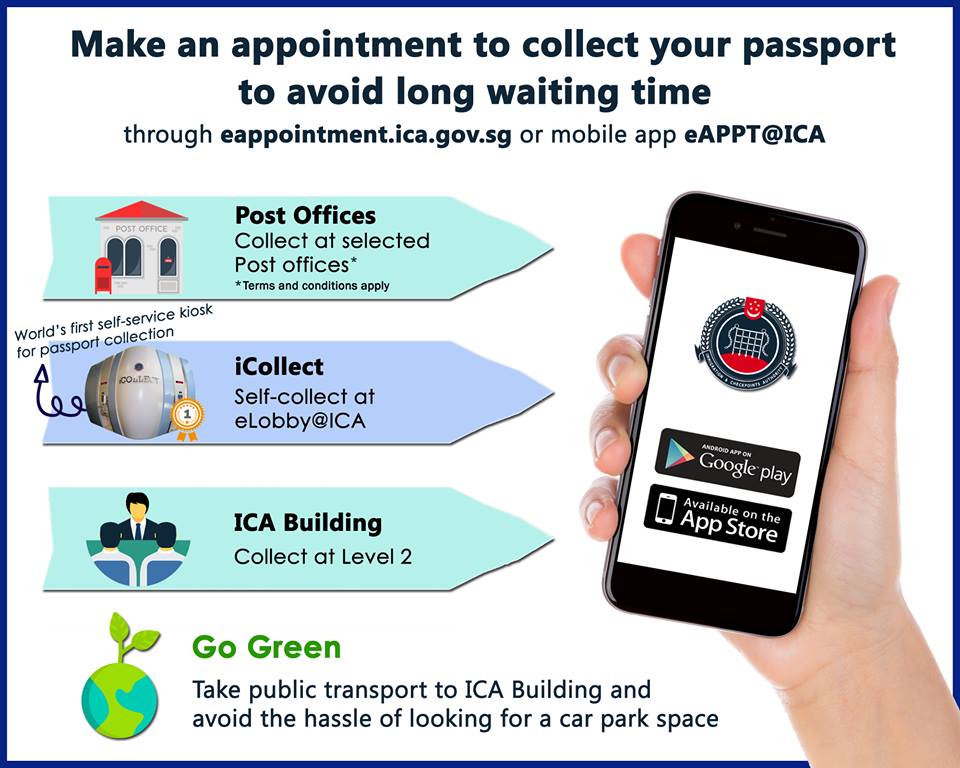 BEAT THE QUEUE WHEN COLLECTING YOUR PASSPORT BY MAKING AN APPOINTMENT!
