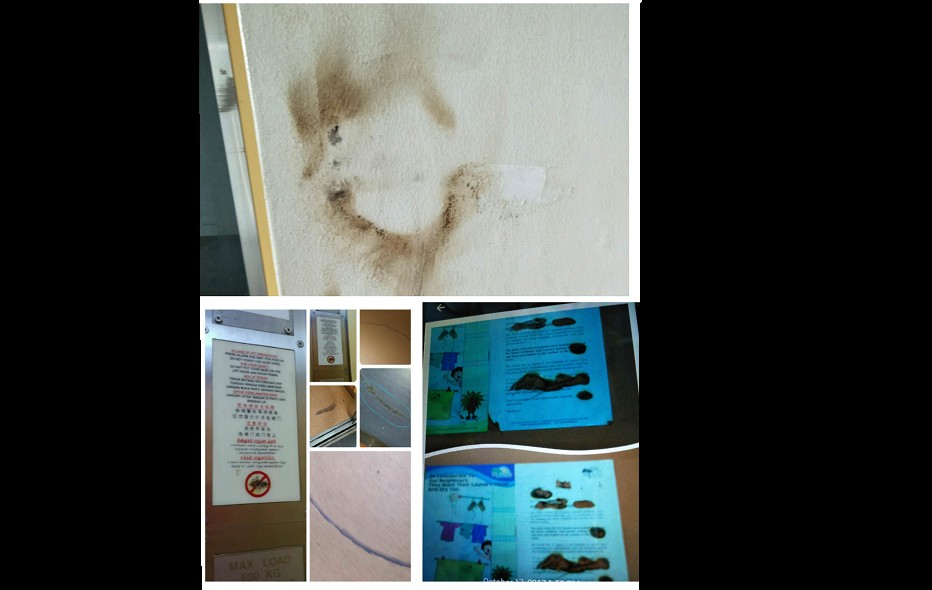 HDB LIFT VANDALIZED AND BURNED UP. NETIZEN CLAIMS INVESTIGATION NO OUTCOME