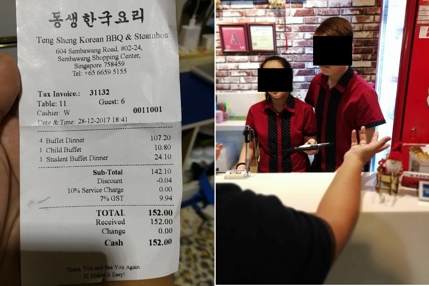 BBQ RESTAURANT ANYHOW CHARGE. NETIZEN SAID ITS A “HOOLIGAN RESTAURANT”