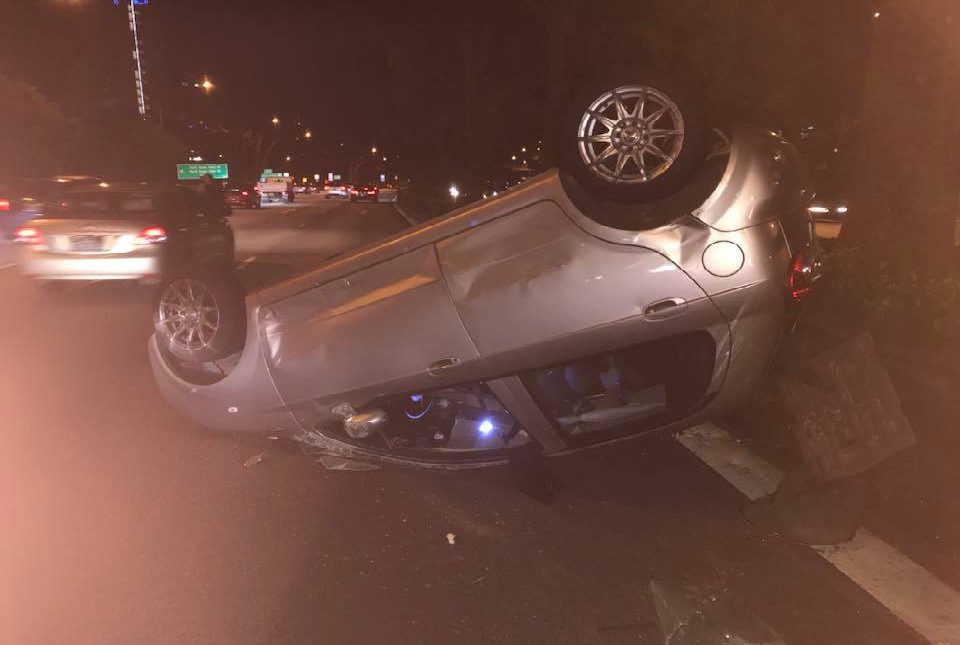 CAR ‘TURTLE’ AT CLEMENTI RD. SEEKING WITNESS FOR ACCIDENT