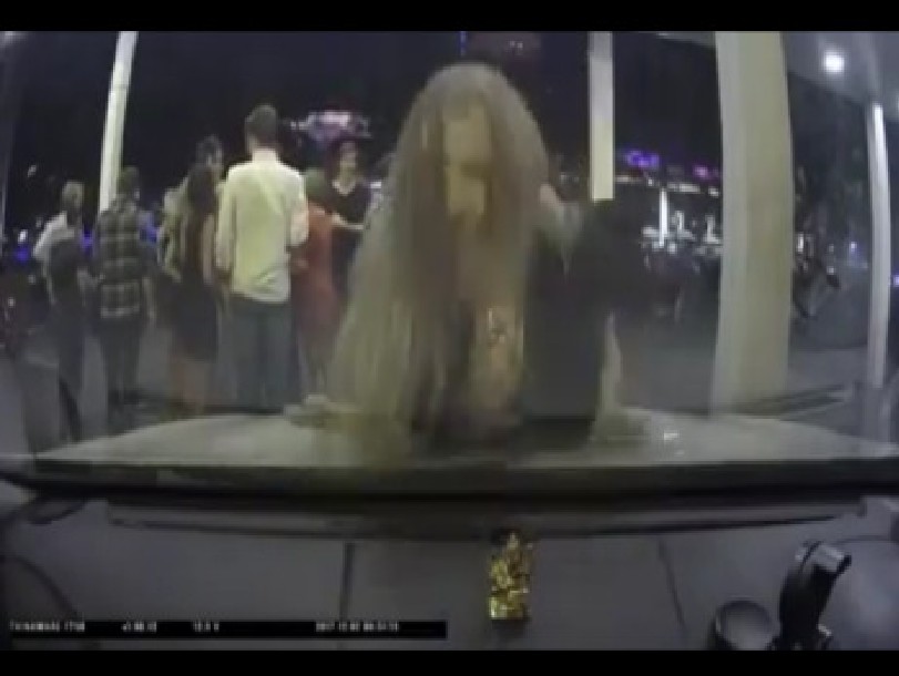 CRAZY DRUNKS JUMPING ON GUYS CAR (VIDEO) YES THIS IS SG