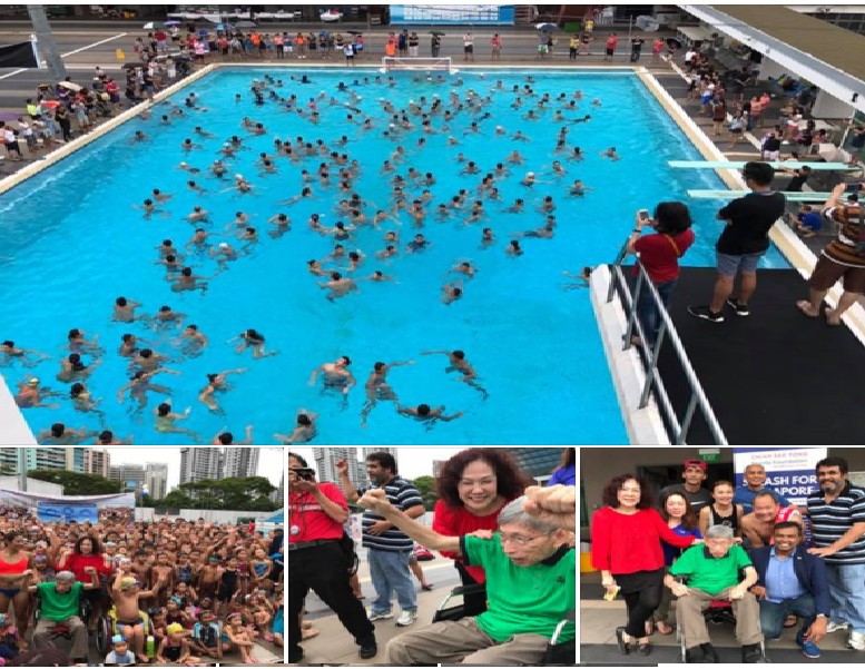 Inaugural Splash for Singapore 2017 for  HAS RAISE MORE THAN $10,000 FOR Chiam See Tong Sports Foundation