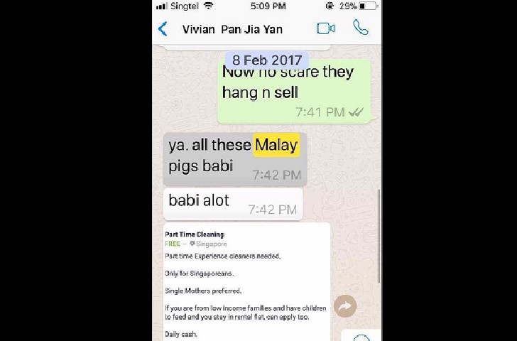 Racist Charity Woman Calling Malay Babi Make Her Famous Scumbag