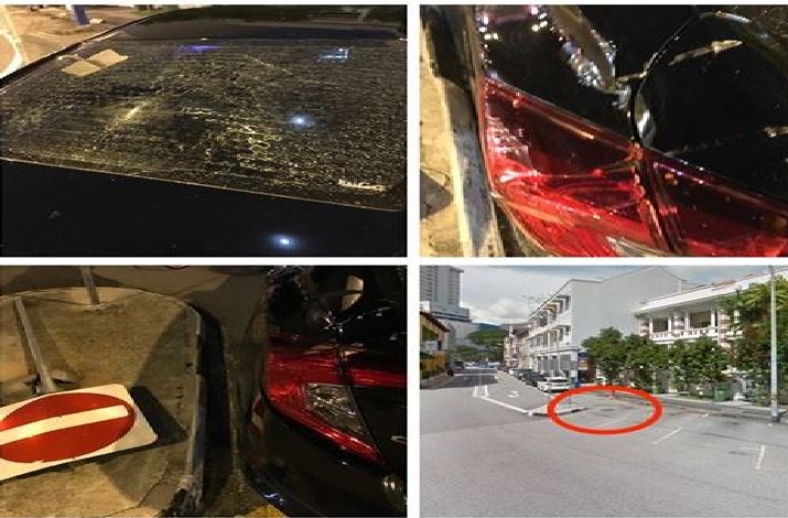 APPEALING FOR Eye witnesses or camera footage to a Hit & Run accident at BUKIT PASOH ROAD Carpark Number B0018