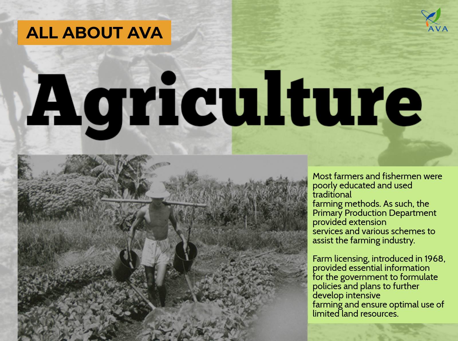 DO YOU KNOW THAT FISHING AND FARMING A MEANS TO EARN LIVING DURING THE 60s in SG?