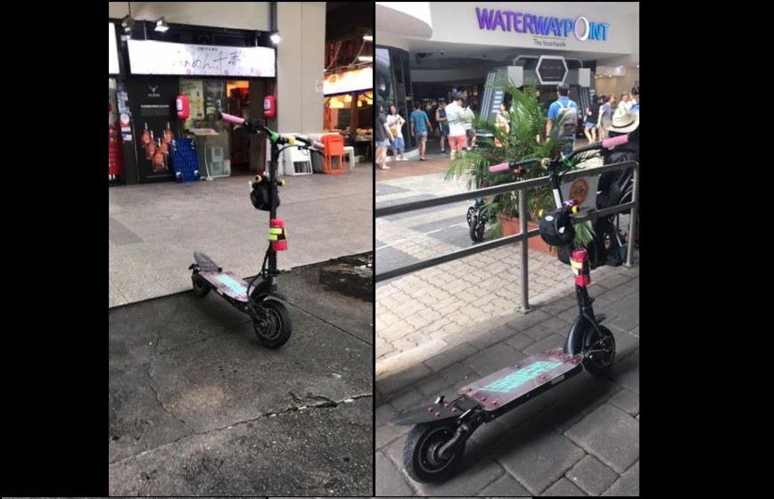 NETIZEN E-SCOOTER JUST GOTTEN STOLEN AT JURONG EAST AREA! PLEASE HELP TO KEEP A LOOKOUT!