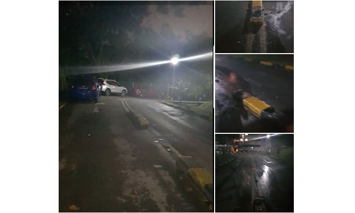 DRIVER TAKE NOTE TO DRIVE WITH EXTRA CARE WHEN YOU DRIVING ALONG BRADELL HILL!