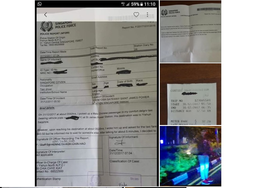 YOUNG MAN ACT DRUNK AND REFUSED TO PAY FOR TAXI CLAIMING I DID NOT SEND HIM TO HIS DESTINATION!