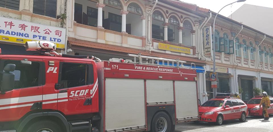 Fire INCIDENT @ 32 Sam Leong Road