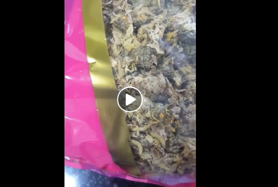 NETIZEN FOUND WORMS IN ZHENG ZHONG PING PACKET TEAS