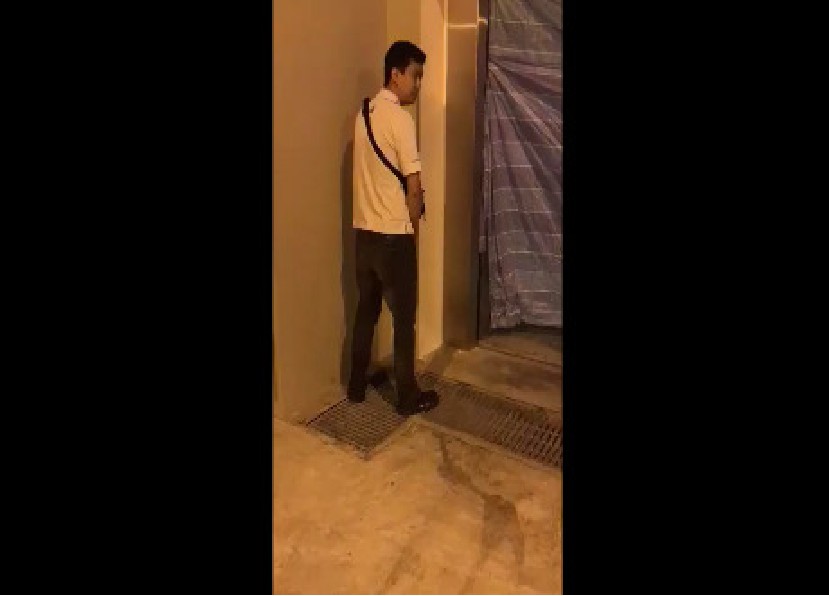 GROWN A** MAN SHAMED AFTER URINATING IN PUBLIC “BIG ONE LA!” (VIDEO)