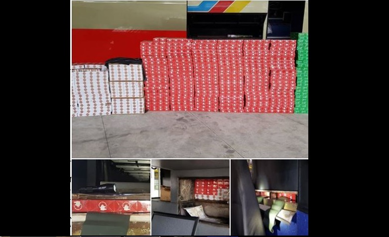 SINGAPORE REGISTERED TOUR BUS FOUND WITH 1057 CARTONS OF DUTY UNPAID CIGARETTES AT TUAS CHECKPOINT! SINGAPORE REGISTERED TOUR BUS FOUND WITH 1057 CARTONS OF DUTY UNPAID CIGARETTES AT TUAS CHECKPOINT!