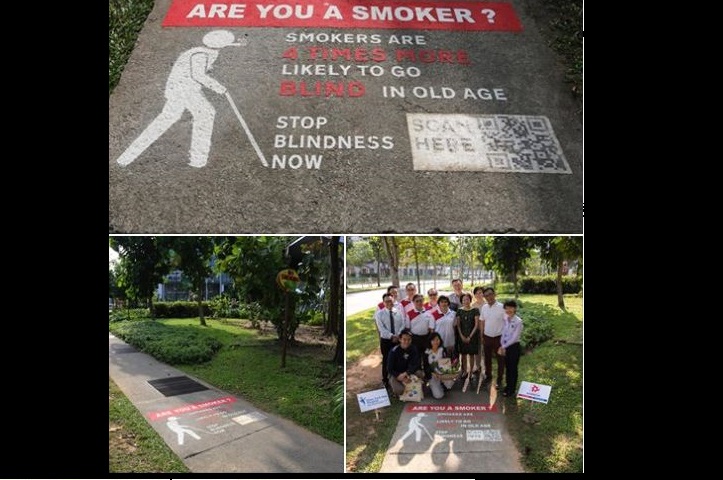 Khoo Teck Puat Hospital has partnered Samwoh to raise awareness on the ills of smoking!