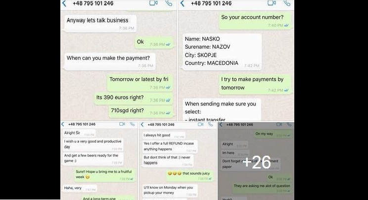 BEWARE OF SCAMMER CLAIMING TO PRESENT YOU WITH BUSINESS PROPOSALS!