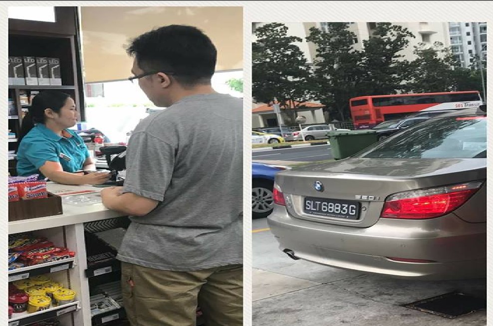 BMW DRIVER MADE ELDERLY PUMP ATTENDANT PAY FOR $125 OF PETROL!!!