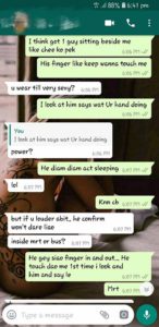 GIRL CLAIMS GUY ON MRT 'KEEP FINGER HER' ACCUSE HIM OF MOLESTING 4