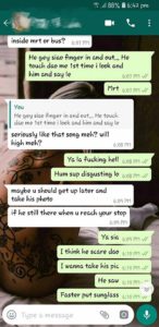 GIRL CLAIMS GUY ON MRT 'KEEP FINGER HER' ACCUSE HIM OF MOLESTING 3