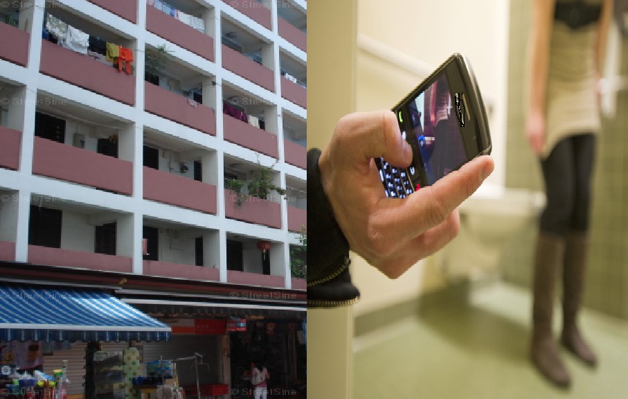 PEEPING TOM RECORD SISTERS CHANGE CLOTHES AT TOA PAYOH HDB!