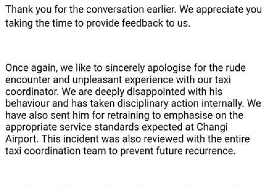 TAXI COORDINATOR SCOLD ‘PPL STUPID’ AT CHANGI SEND FOR RECOURSE