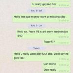WANT MONEY BEGGED LIKE DOG. WANT TAKE BACK GO MIA 10